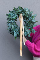 Sicilia Green, zielony wianek dekoracyjny