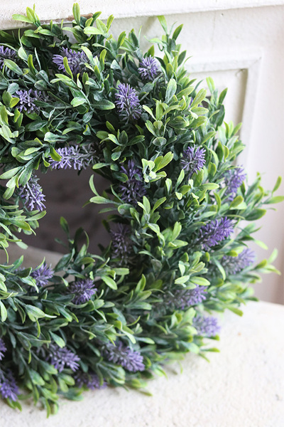 Lavendita, wianek w stylu prowansalskim z lawendą, śr.30cm