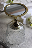 patera na nodze z kloszem, Lux Villa Silver Glamour