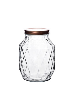 Basic LifeStyle, szklany słoik na żywność z pokrywką, poj.2700ml