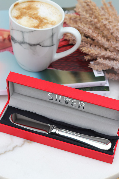 grubo srebrzony nożyk do masła, Bertona