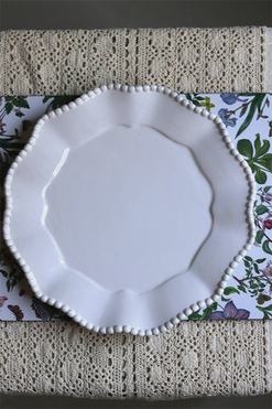 Parma talerz biały, śr. 24.5cm