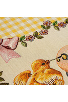 Kurczaczki, wielkanocny obrus gobelinowy serweta	