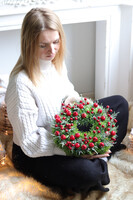 Winter Fruits, zimowy wianek na drzwi z owocami