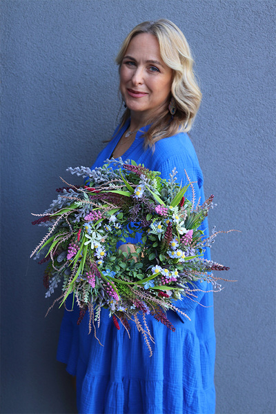 Wichry, delikatny wiosenny wianek