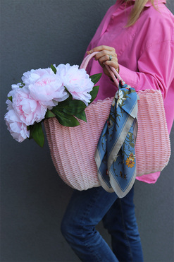 OD RĘKI torba koszyk na zakupy, Shopperka D, wym.28x42x13cm