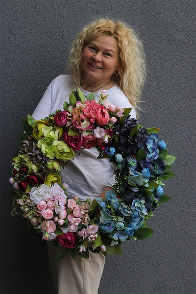 Caryca Katarzyna Classic, duży dekoracyjny wianek