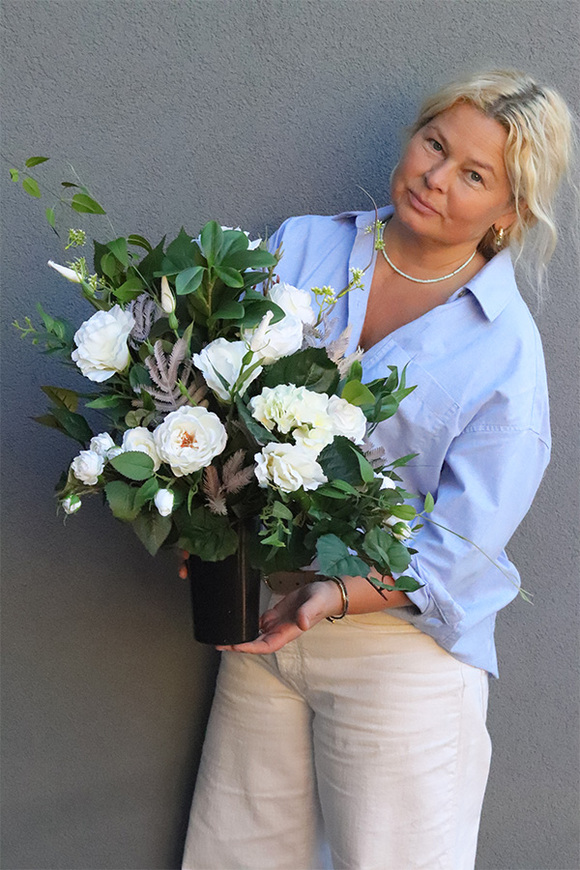 Polotrena, komplet dekoracji nagrobnych