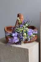 Violetta, dekorowany koszyczek wielkanocny