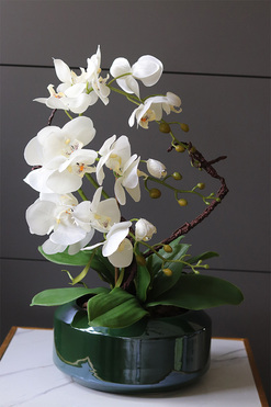 Green Land Gaina, wysokiej jakości sztuczny storczyk, wys.52cm