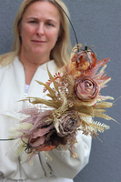 Subtelle Boho Solle, wianek na obręczy z różami