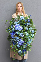 Błękit Nieba, komplet dekoracji nagrobnych