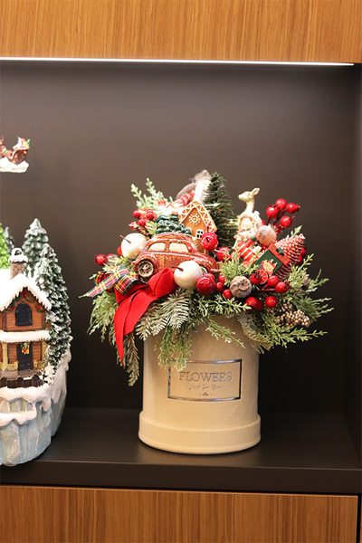 Moko Xmas, świąteczny flowerbox LED