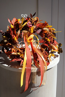 Boho Mefre, dekoracyjny wianek ze stabilizowanych roślin, śr.30cm