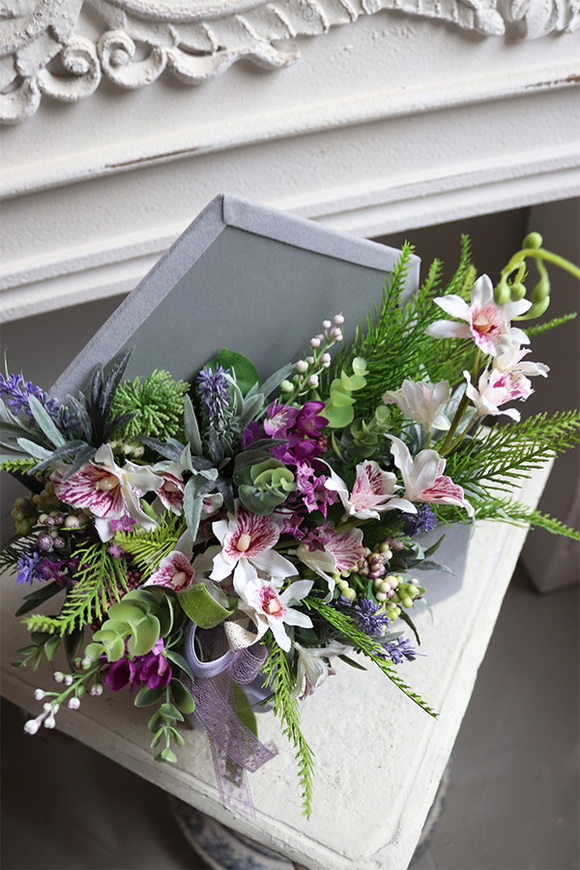 kompozycja flowerbox Ludmiła