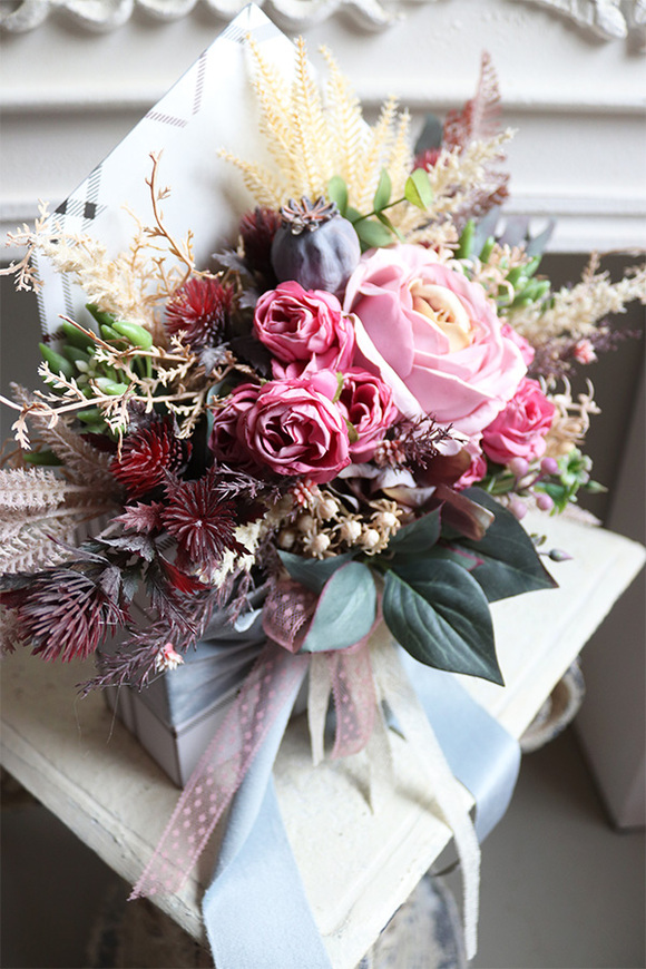 koperta / kompozycja flowerbox Medunia, wym.29.5x30cm