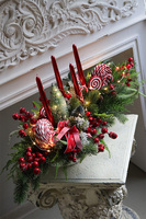 Lollypop Laos, adwentowy stroik świąteczny