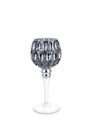 Wine Glass Grey B, elegancki świecznik kielich