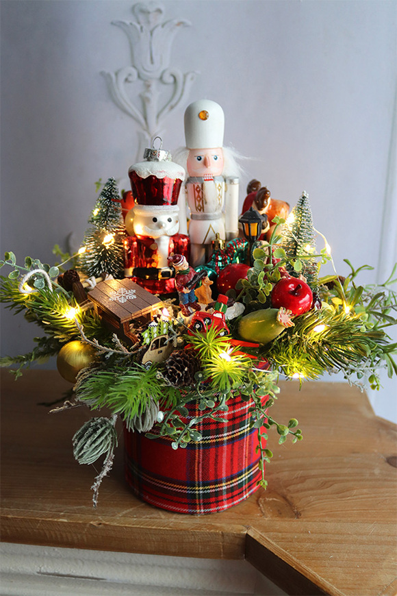 flowerbox świąteczny, Dziadek do Orzechów Mini 3