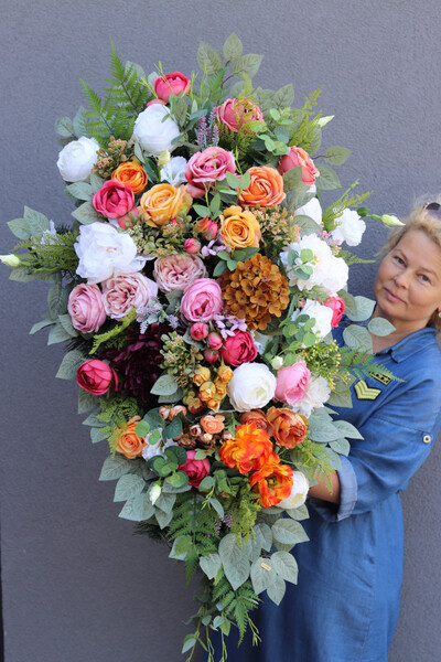 Klementyna Autumn, komplet dekoracji nagrobnych