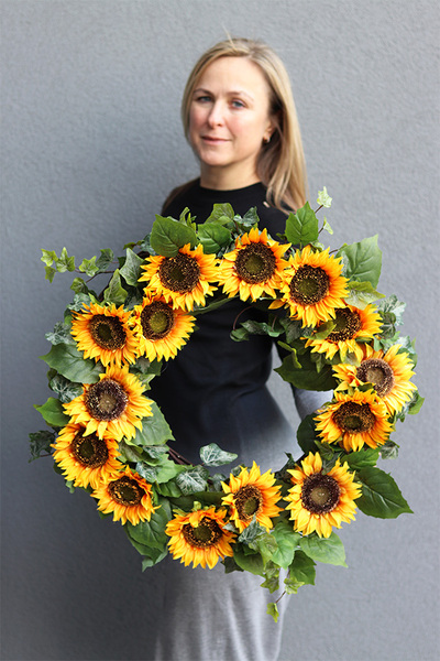 wianek ozdobny Słoneczniki Nowe