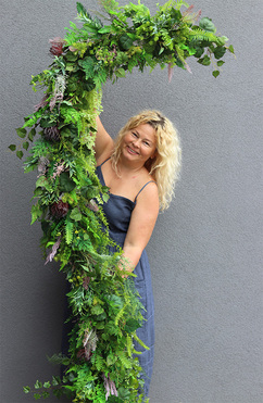 Meralia Greenery, zielona girlanda dekoracyjna, dł.300cm 