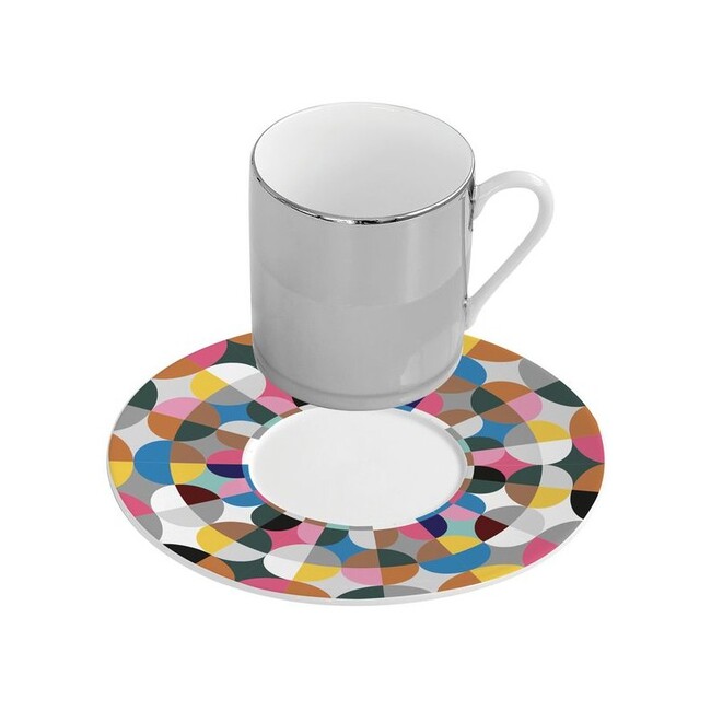 Magic Cup Multicolor filiżanka do espresso ze spodkiem tendom.pl