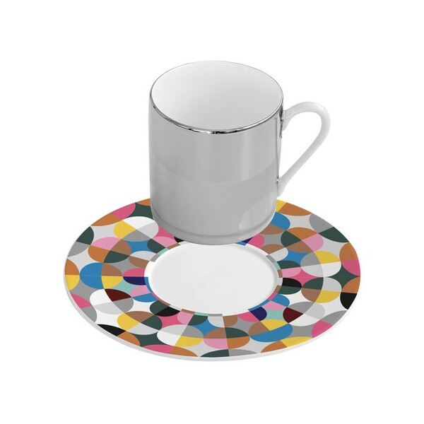 Magic Cup Multicolor filiżanka do espresso ze spodkiem tendom.pl