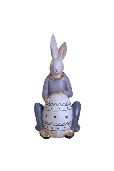 Bunny Egg, ceramiczna figurka wielkanocna