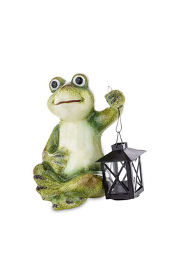 Żabcia, dekoracja ogrodowa figurka B, wys.22cm
