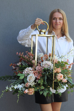 Angelo Garden Benicio Mild, elegancka dekoracja nagrobna, wys.70cm 