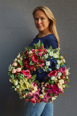 Caryca Katarzyna Autumn, wianek dekoracyjny, śr.46cm