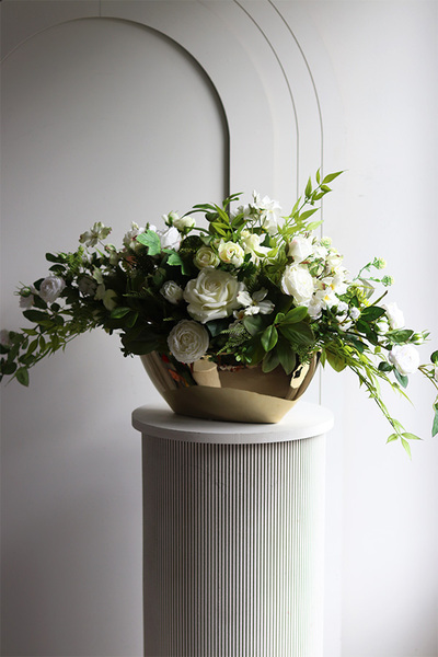 Złota Villeta Laos, kompozycja w ceramicznej łódce