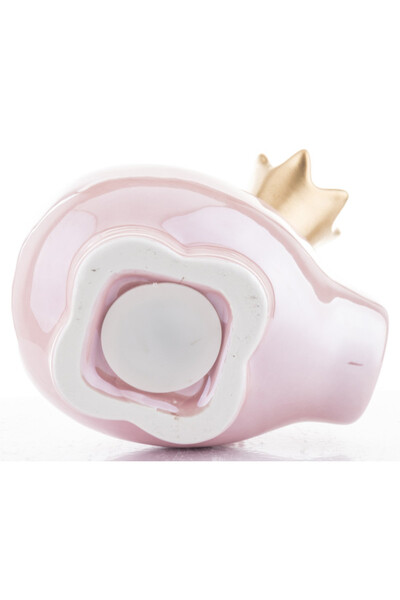 Princess Pink, świnka skarbonka w koronie, różowa