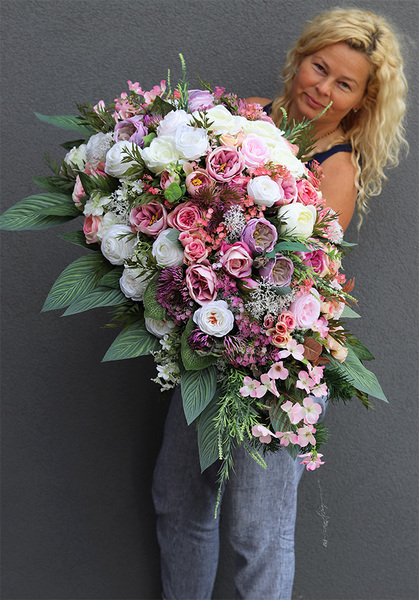 bardzo duża wiązanka nagrobna Della Extra 2