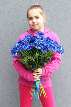 OD RĘKI Chabry, bukiet kwiatów do wazonu, wys.53cm