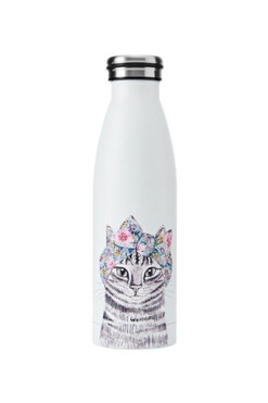 Aquarel Pets, termos stalowa butelka, kot, poj.500ml