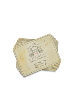 Vin de France, podkładki korkowe, średnie, 6szt