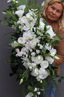 Białe Wspomnienia 2, dekoracja nagrobna w skrzynce