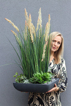 Grass Design, nowoczesna kompozycja z trawami, wys.90cm 