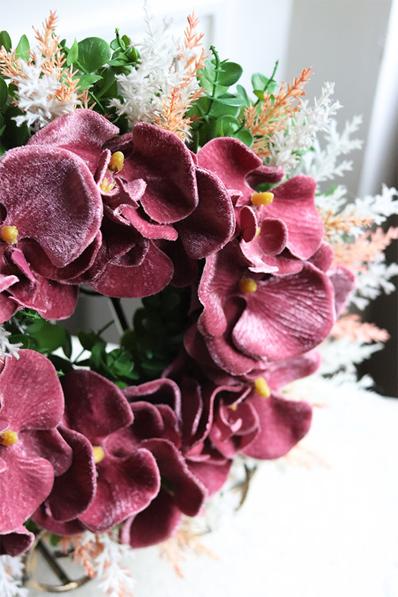 wianek Orchidelia Miedziany Róż