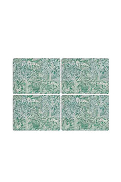 Leśne Zwierzęta, podkładki korkowe, duże, 4szt