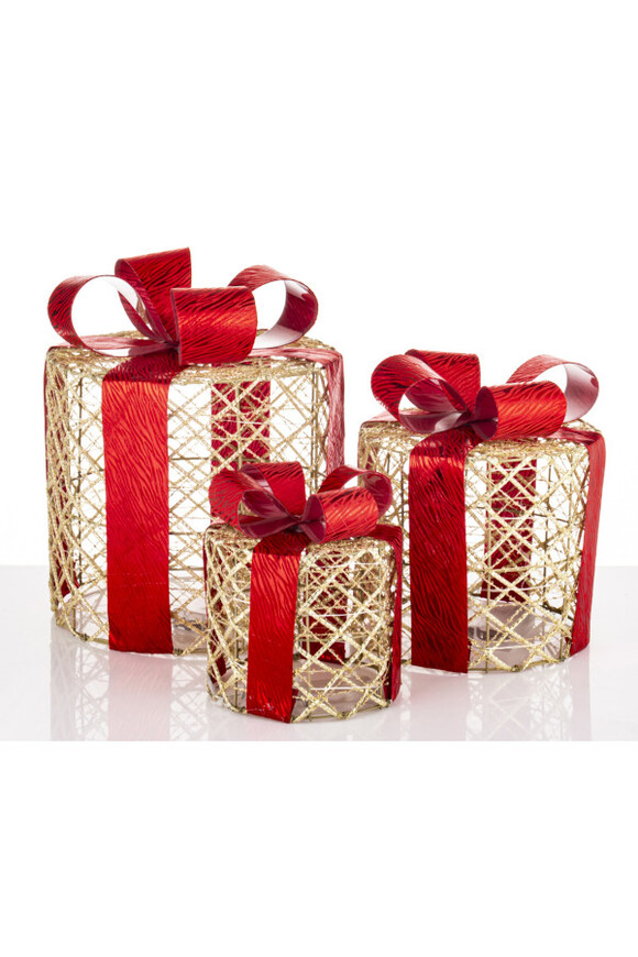 Christmas Gift świąteczne prezenty dekoracja LED	
