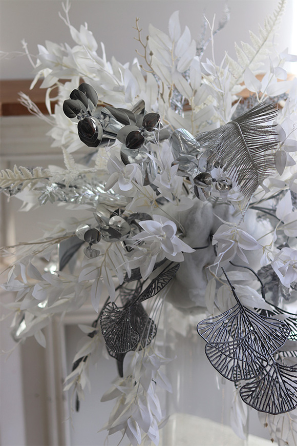 Silver Winter, zimowa dekoracja w szklanej tubie