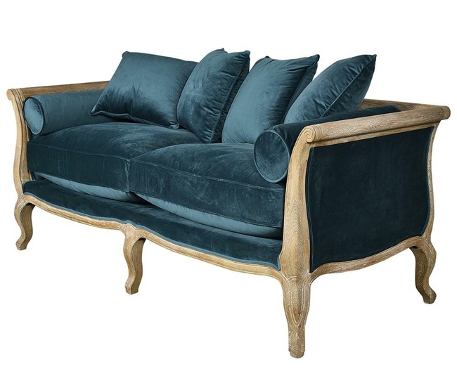 Classic sofa Malachit, wym.190x83x75cm