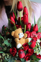 box kwiatowy Walentynkowy Dzień