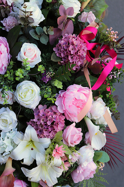 Delia, duża wiązanka nagrobna