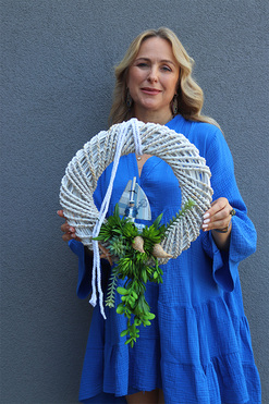 Mare, marynistyczny wianek na ścianę, śr.33cm 