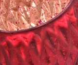 Bosco lampion czerwony C, wym.14x14x10cm