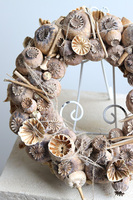 Makove Pole, wianek na drzwi z makówkami